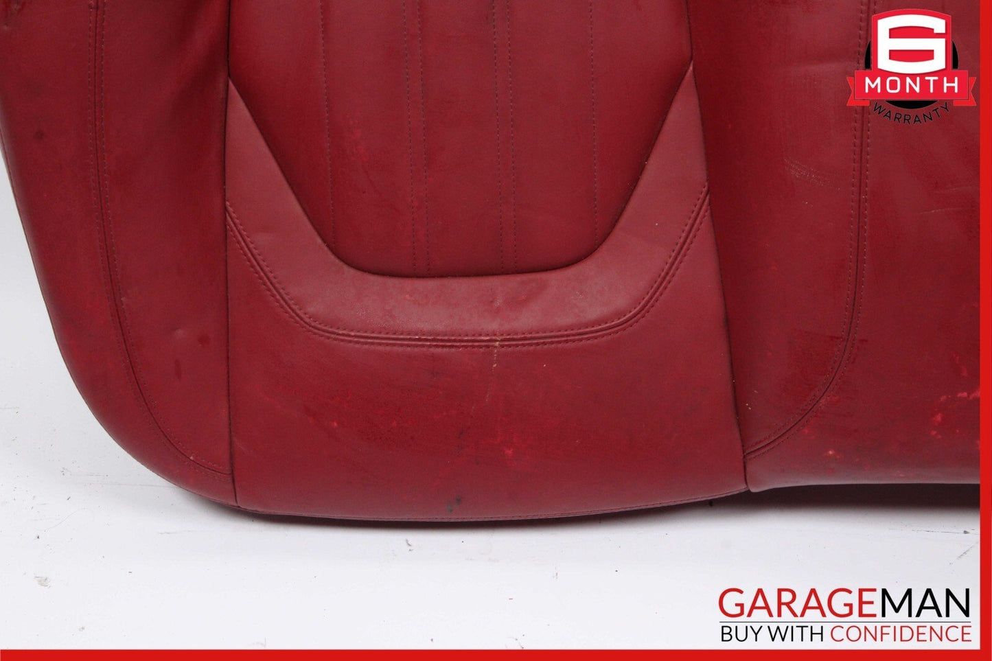14-17 Maserati Ghibli Rear Lower Bottom Bench Seat Cushion Cover Red OEM