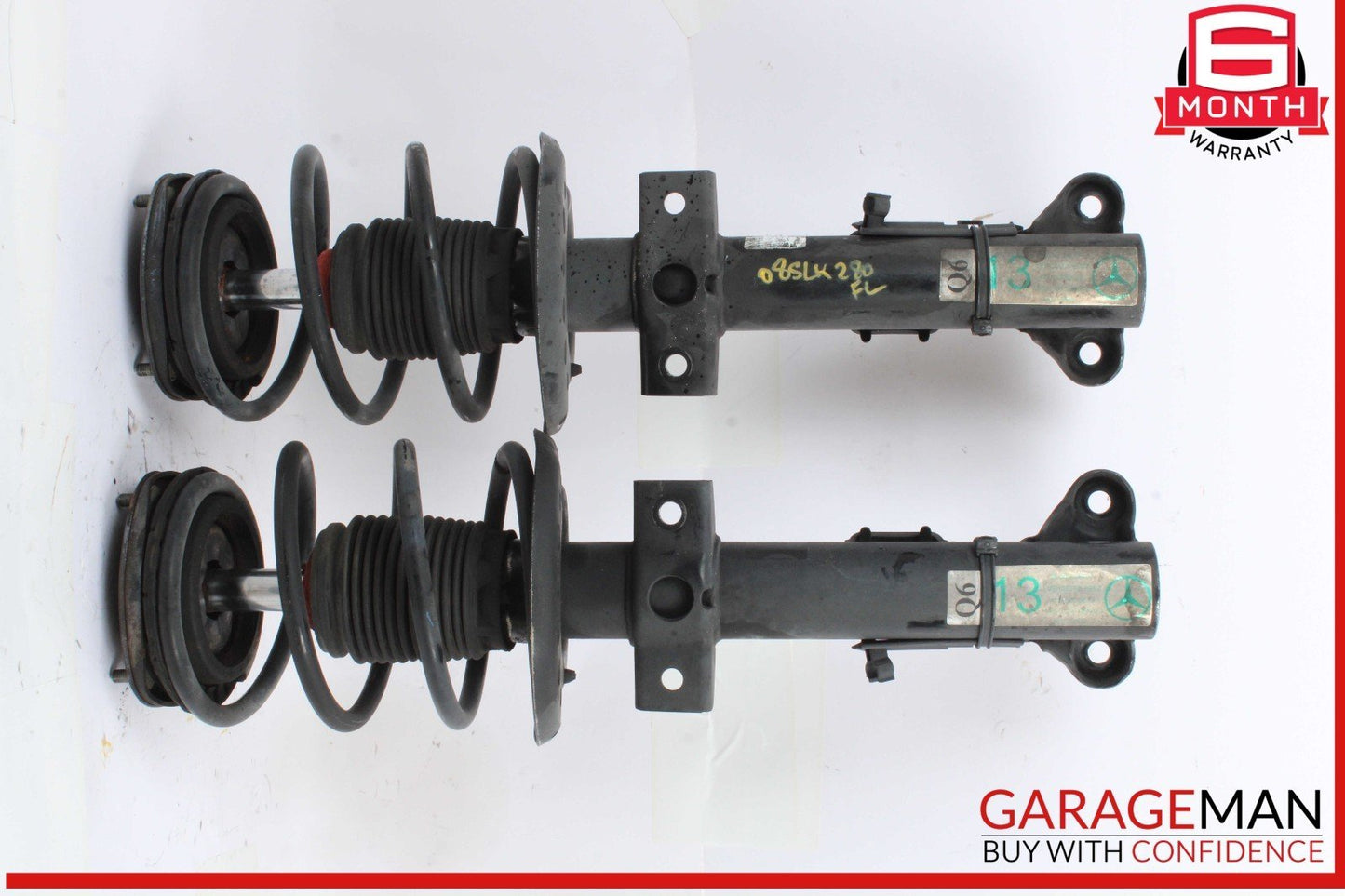 05-11 Mercedes R171 SLK280 Front Right & Left Shock Absorber Strut Set of 2 Pc