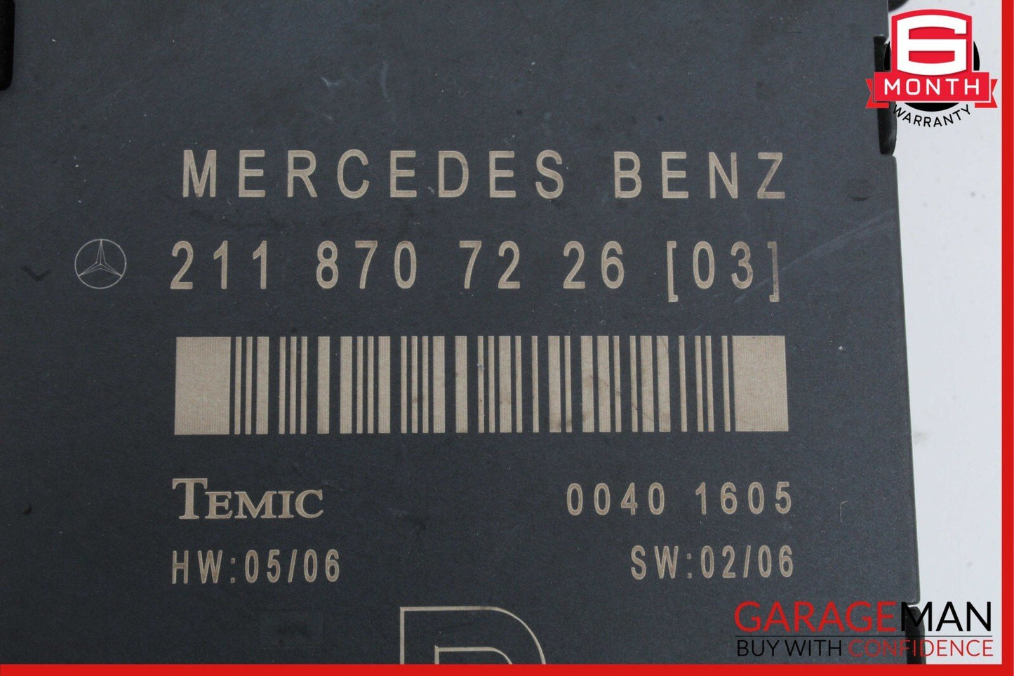 03-09 Mercedes W211 E350 E550 Front Right Passenger Door Controller Module Unit