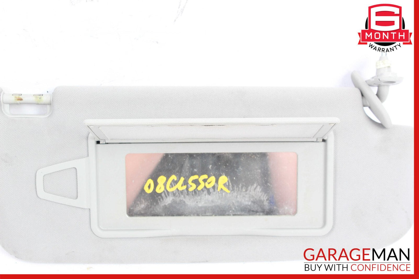 07-14 Mercedes S550 CL550 Front Right Side Sunvisor Sun Visor Shade Cover Gray