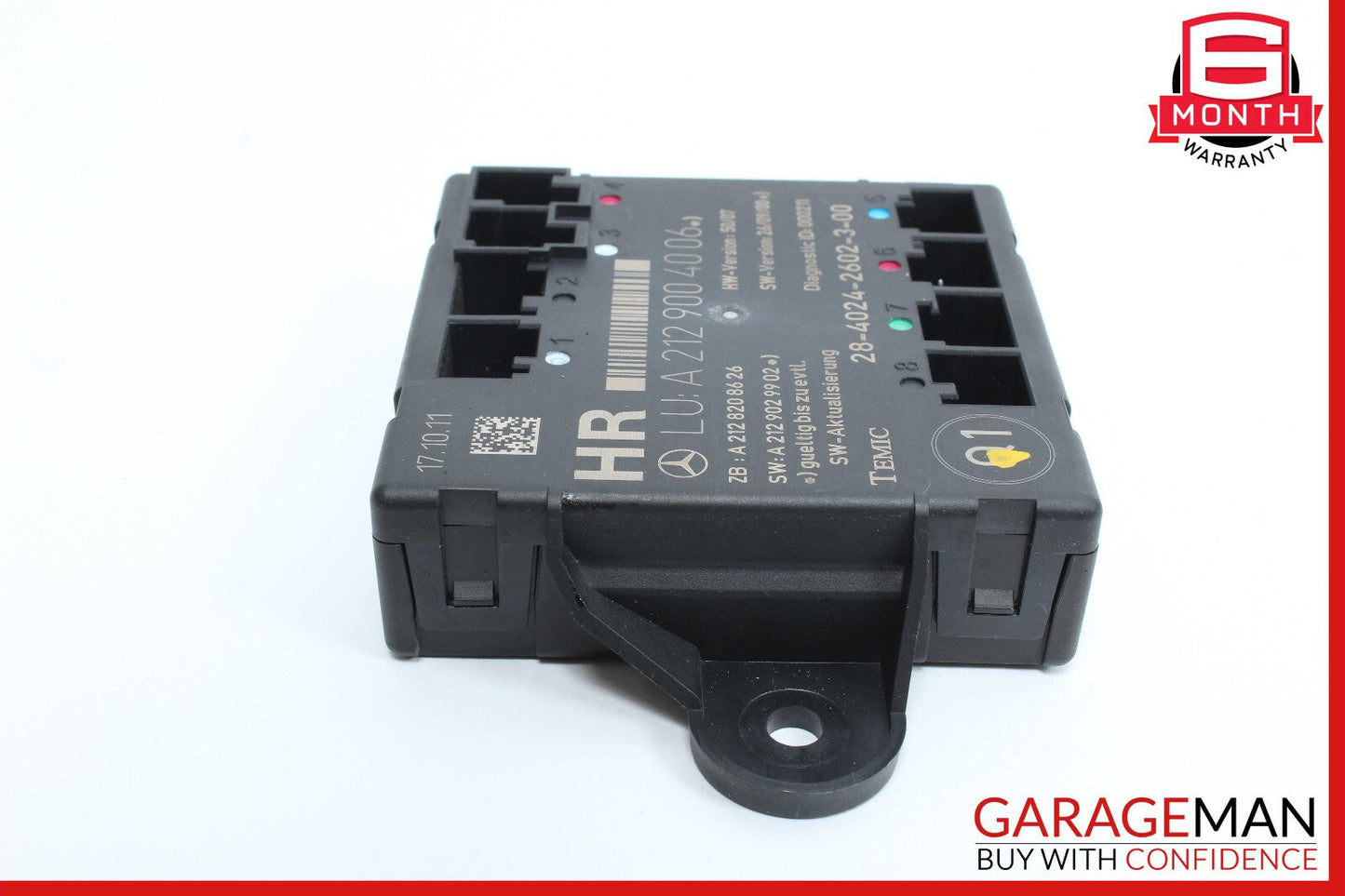 08-18 Mercedes W204 C250 C350 GLK350 Rear Right Side Door Control Module OEM