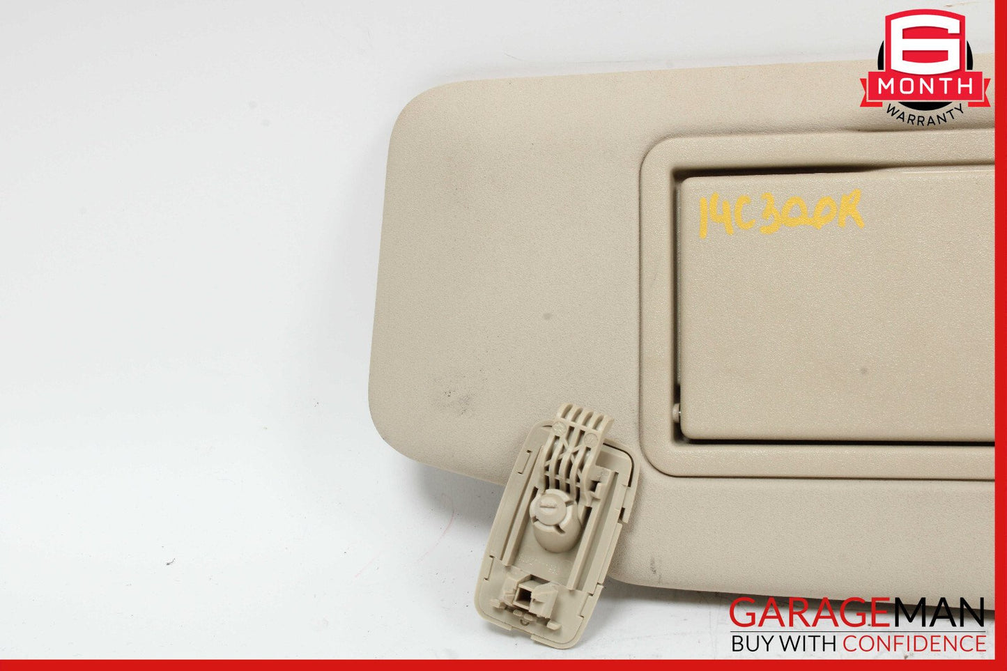 08-14 Mercedes W204 C250 C300 C350 Right Side Sunvisor Sun Visor Beige OEM