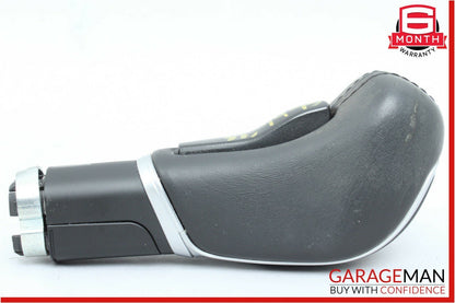 14-17 Maserati Ghibli Floor Gear Shift Shifter Knob Leather Black OEM