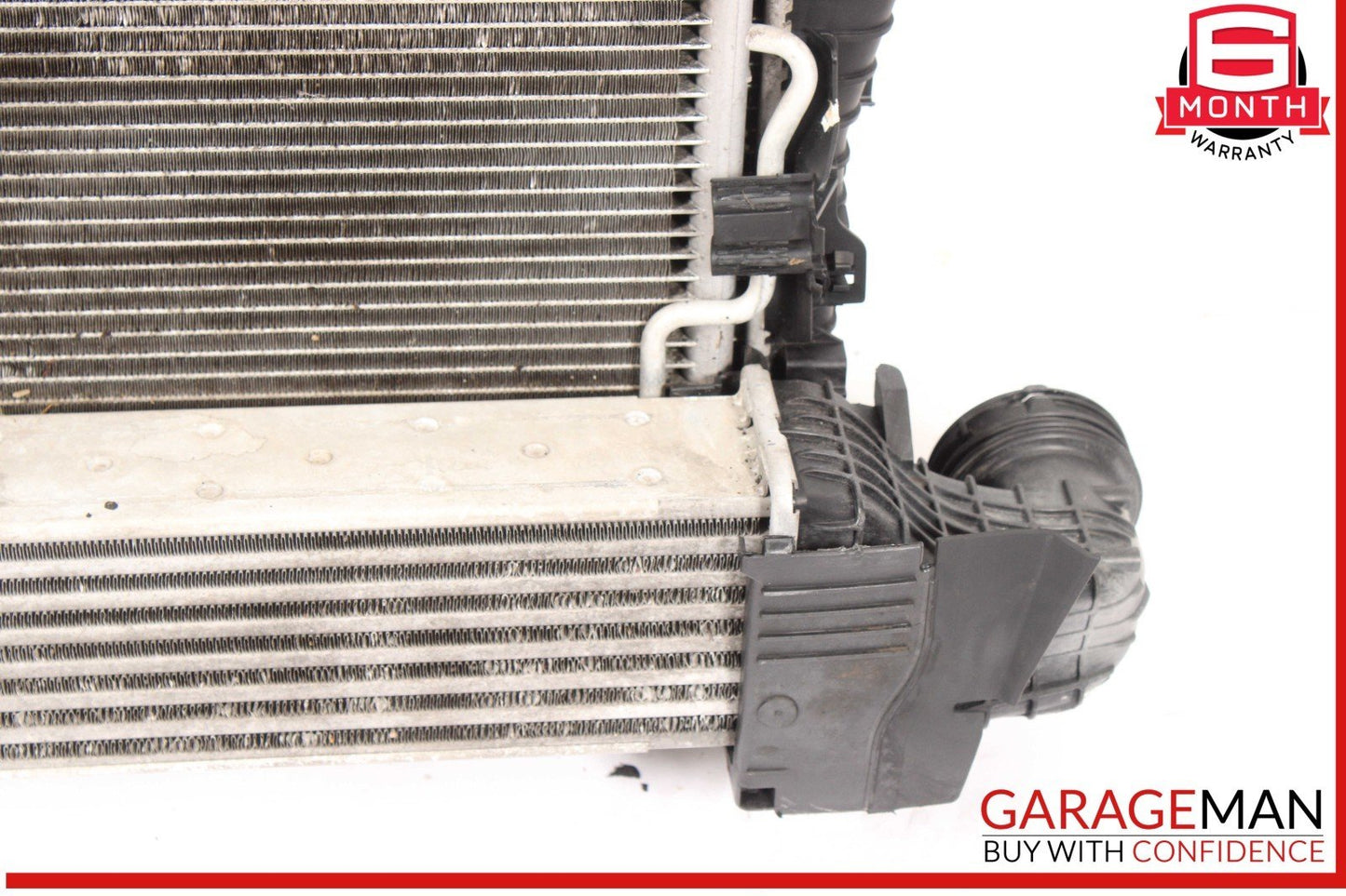 03-09 Mercedes W211 E320 Engine Motor Cooling Fan Radiator A/C Condenser Assy
