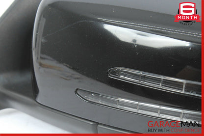 12-14 Mercedes W204 C250 C63 AMG Front Left Side Mirror Rear View Door Black OEM