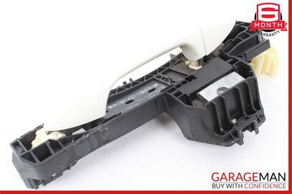 10-13 Mercedes W212 E350 E550 Rear Left Exterior Door Handle Assembly White OEM