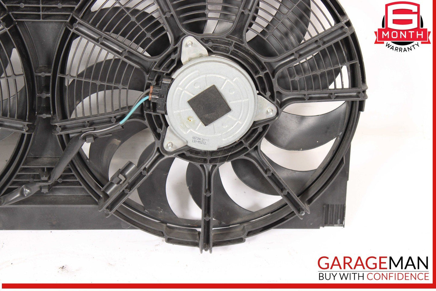 13-17 Nissan Leaf Engine Radiator Cooling Fan Motor Shroud Assy OEM