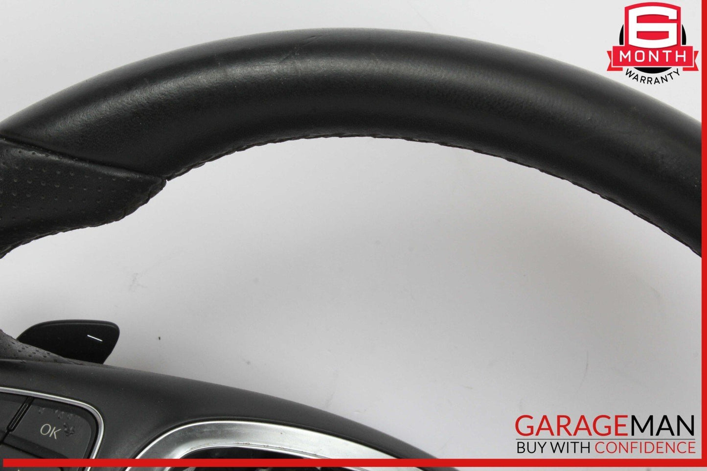 15-20 Mercedes W117 CLA250 GLA250 Driver Steering Wheel w/ Paddle Shifters OEM