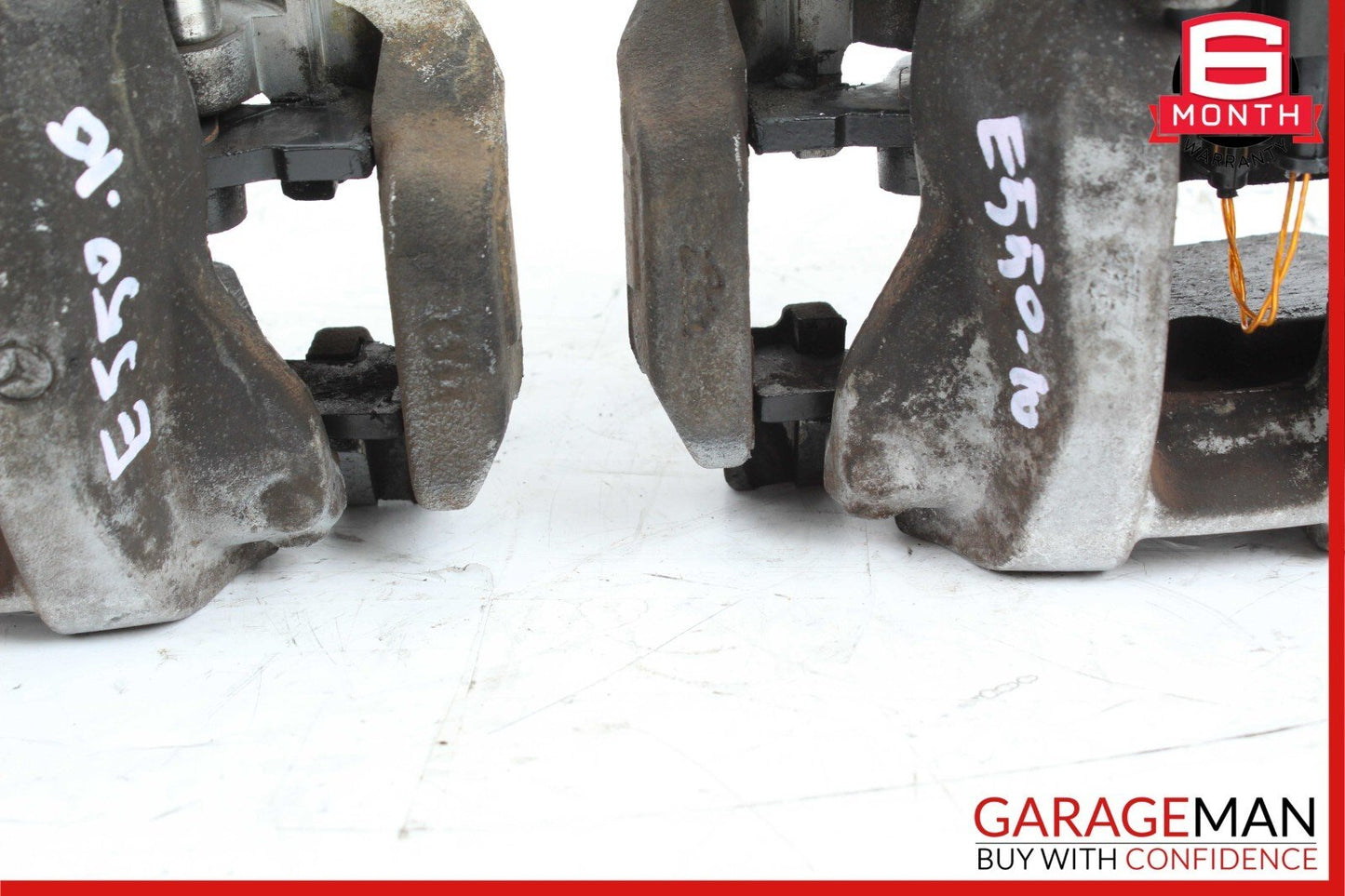 10-18 Mercedes W212 E550 CLS350 Rear Left & Right Brake Caliper Calipers Set OEM