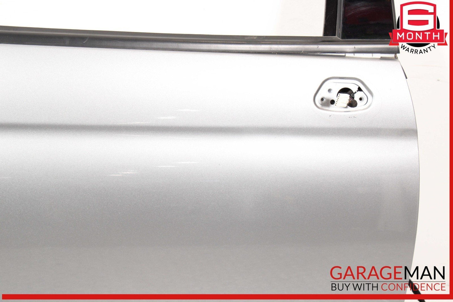 12-17 Fiat 500 Front Right Passenger Side Door Shell Panel Silver OEM