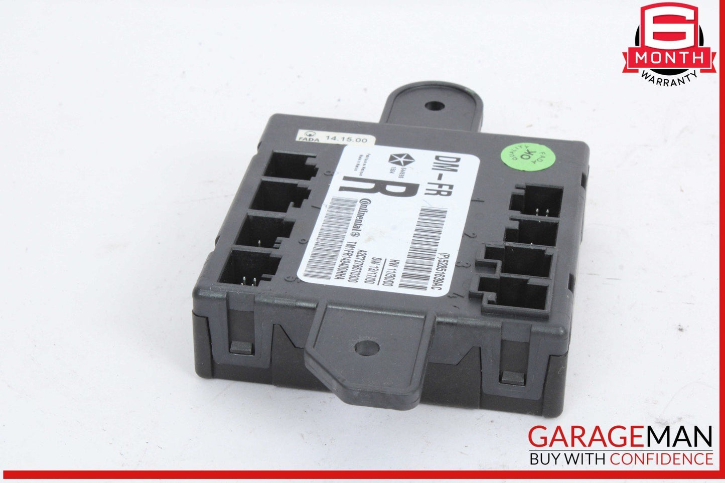 14-17 Maserati Quattroporte S Front Right Side Door Control Module Unit OEM