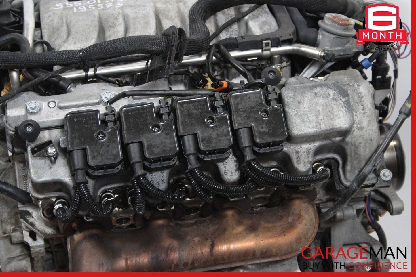 01-02 Mercedes W215 CL55 S55 AMG 5.5L Complete Engine Motor Block Assembly 197k