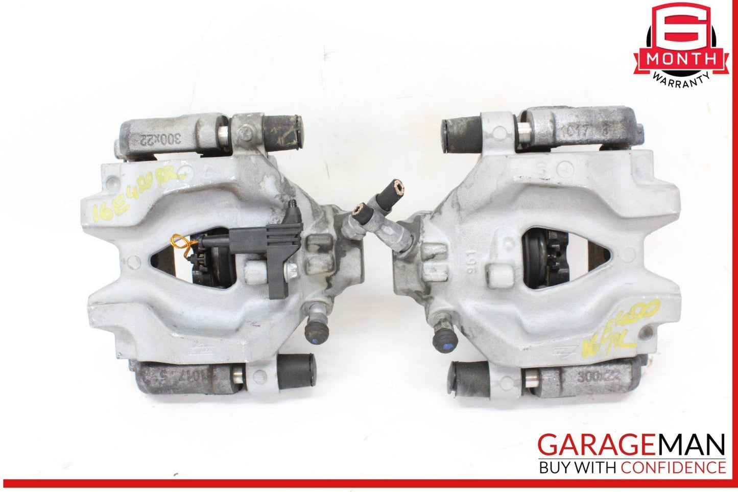 10-18 Mercedes W212 E400 Rear Left & Right Side Brake Caliper Calipers Set OEM