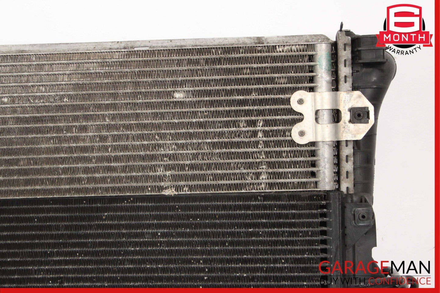 03-06 Porsche Cayenne 955 Engine Motor Cooling Radiator A/C AC Condenser Assy
