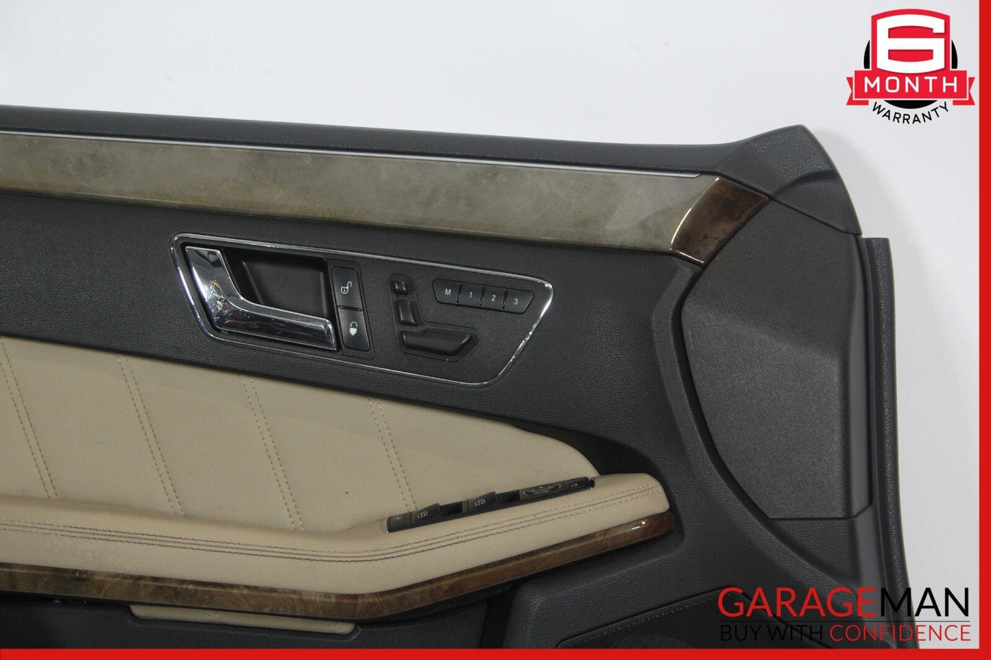 10-13 Mercedes W212 E350 E550 Front Left Side Interior Door Panel Assy Beige