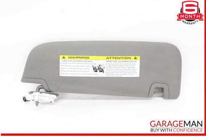 10-16 Porsche Panamera 970 E-Hybrid Front Left Driver Side Sun Visor Gray OEM