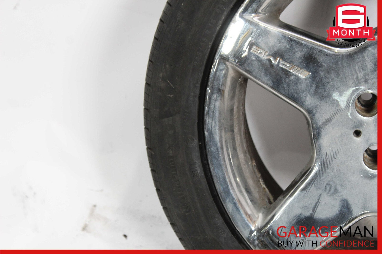 00-06 Mercedes W220 S430 CL500 9 X R18 18" Rear Wheel Rim 2204013702 OEM
