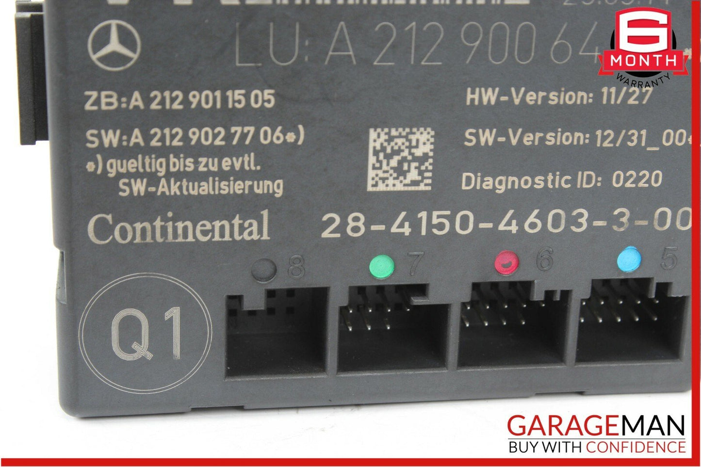 08-14 Mercedes W204 C250 C350 Front Right Side Door Control Module 2129006418