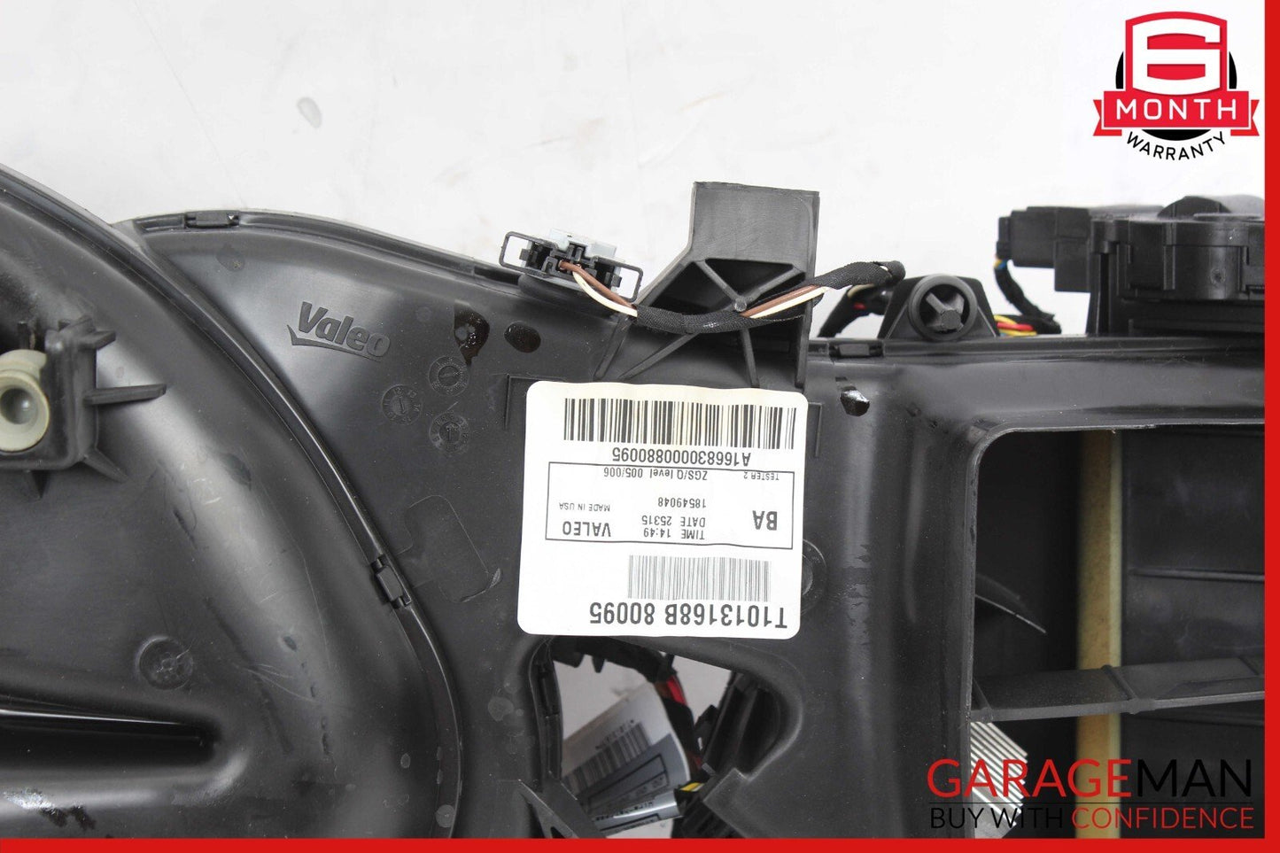 13-16 Mercedes W166 GL450 Rear A/C AC Heater Blower Motor Fan Unit Assembly OEM