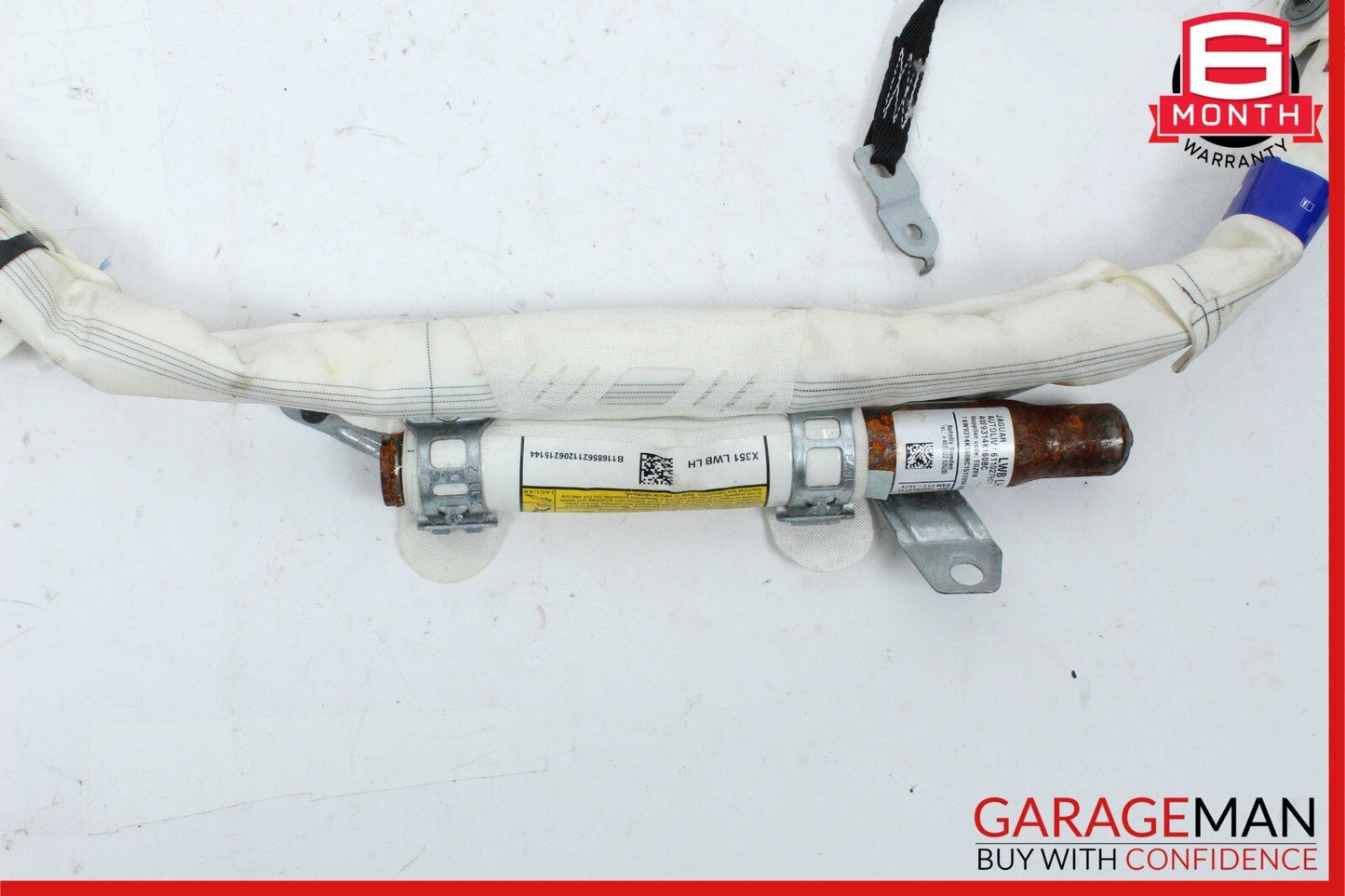 10-17 Jaguar XJ Left Driver Side Roof Curtain Airbag Air Bag AW9314K160BC OEM