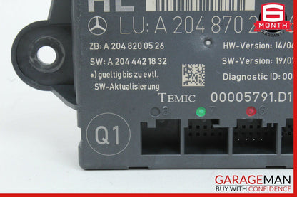 08-18 Mercedes C300 GLK350 CLS550 Rear Left Side Door Control Module Unit OEM
