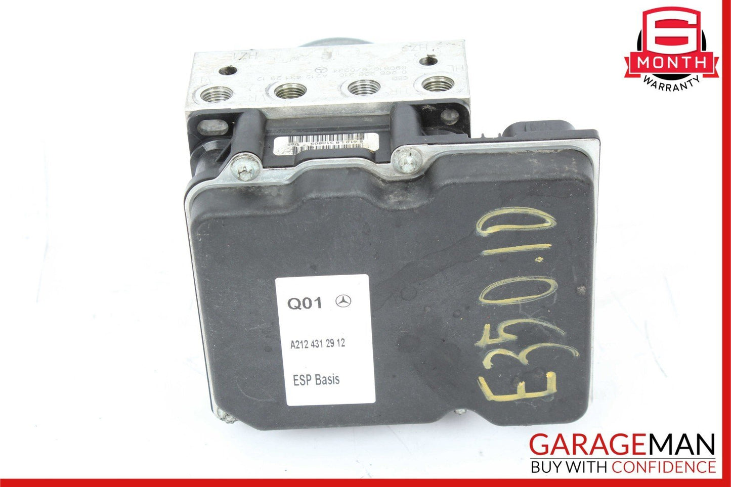 10-14 Mercedes W212 E350 E550 ABS Anti Lock Pump Brake Module 2124312912 OEM