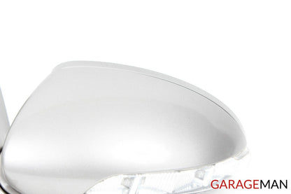 07-09 Mercedes W221 S450 S550 Front Left Side Mirror Door Rear View Silver OEM