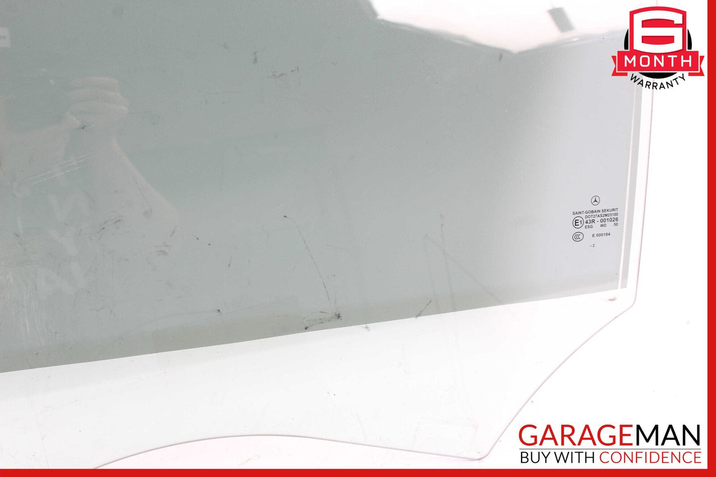 12-18 Mercedes W218 CLS550 CLS63 AMG Rear Left Driver Side Door Window Glass OEM