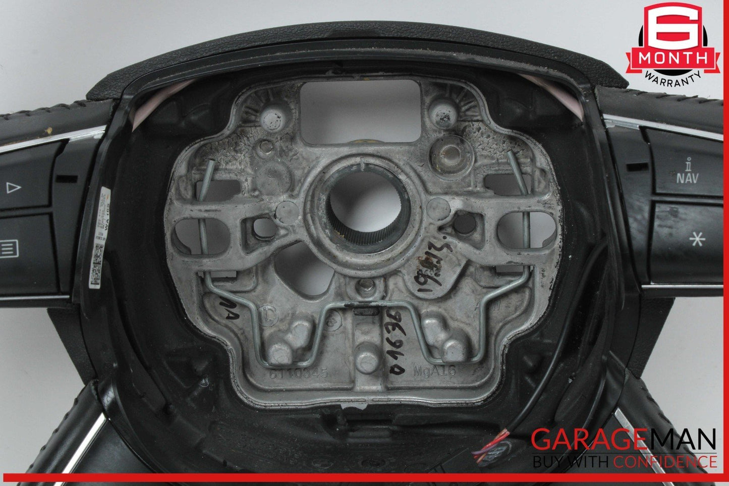 12-18 Audi S6 A7 Front Left Driver Side Steering Wheel Black 4G0419091M OEM