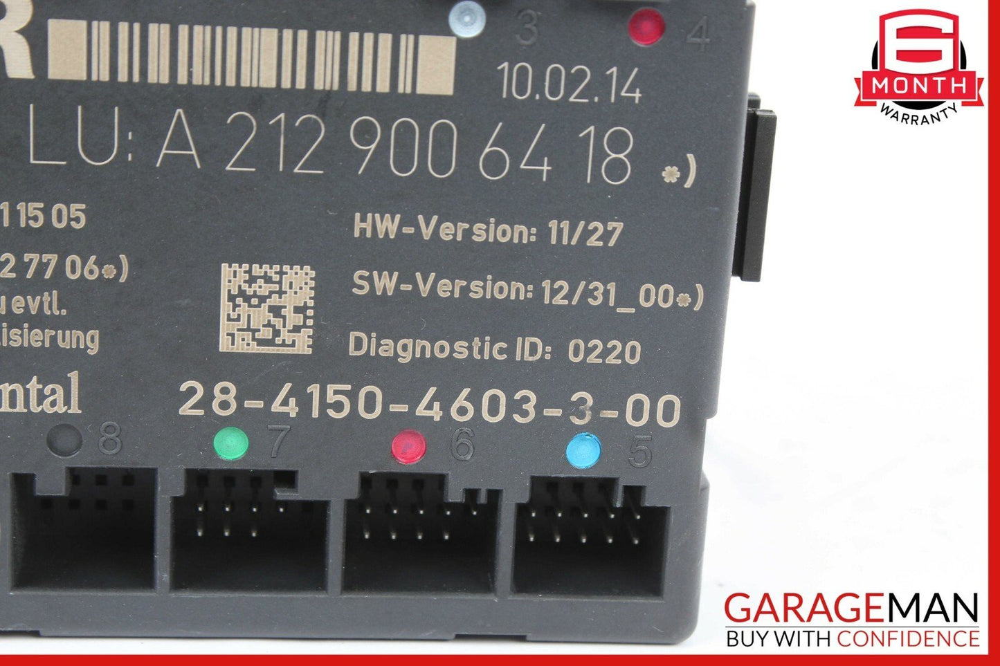 08-14 Mercedes W204 C250 C350 Front Right Door Control Module 2129006418 OEM