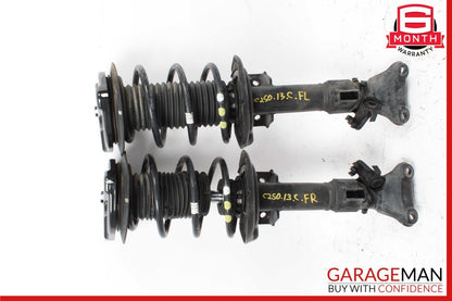 08-17 Mercedes W204 C250 Coupe Front Right & Left Shock Strut Absorber Set OEM