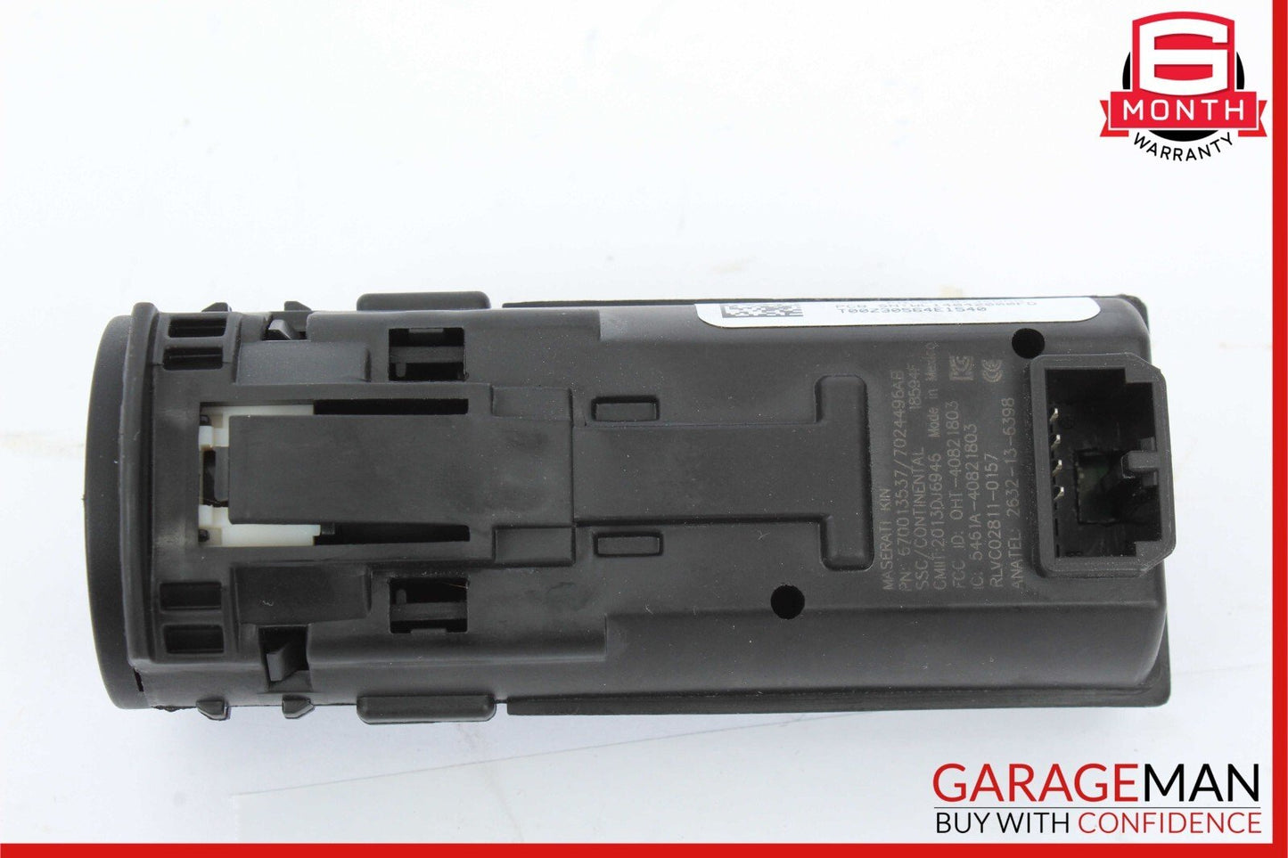 14-17 Maserati Ghibli Ignition Engine Start Stop Switch Control 670013537 OEM