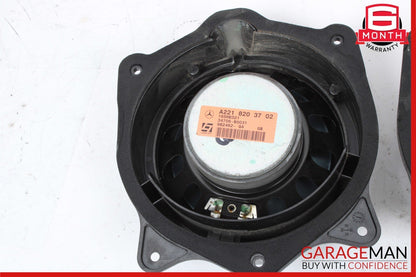 07-09 Mercedes W221 S550 Rear Left & Right Door Audio Sound Speaker Set of 2 Pc