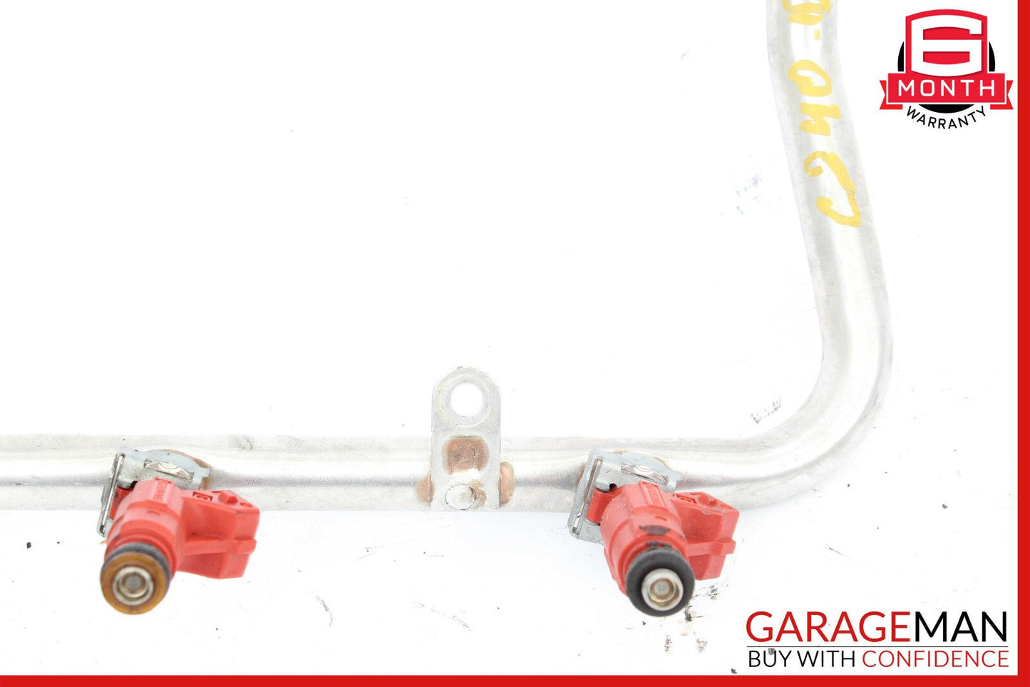 01-04 Mercedes W203 C240 Fuel Injection Rail Line w/ Injectors 1120700895 OEM