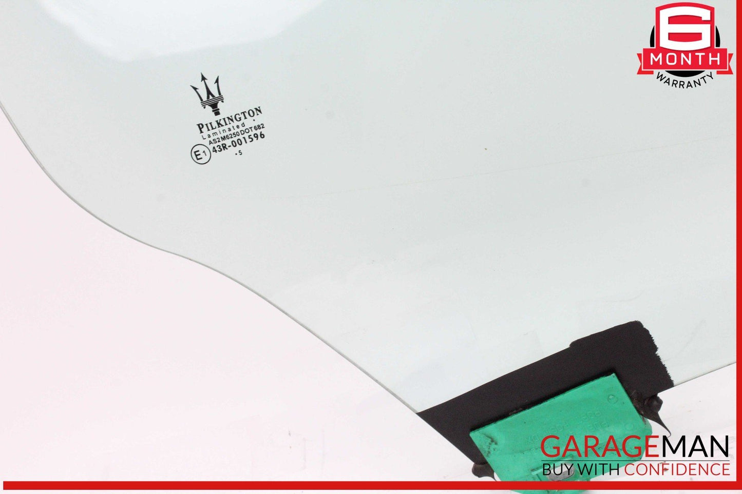 03-13 Maserati Quattroporte M139 Rear Right Passenger Side Door Window Glass OEM