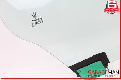 03-13 Maserati Quattroporte M139 Rear Right Passenger Side Door Window Glass OEM
