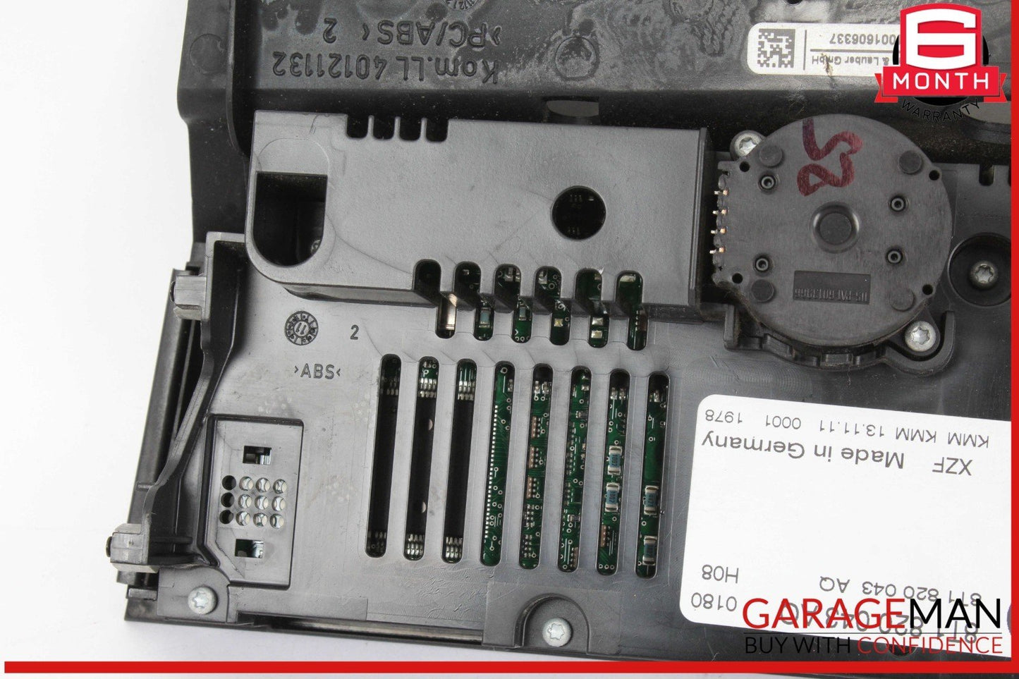 09-12 Audi S4 Front AC A/C Air Conditioning Heater Climate Control Panel OEM
