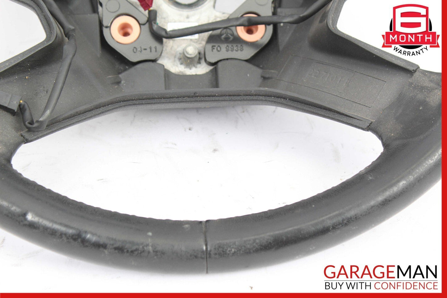 09-13 Mercedes X164 GL450 Driver Steering Wheel Black w/ Paddle Shifters OEM