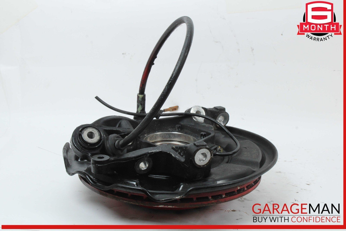 03-12 Mercedes R230 SL500 Rear Right Side Spindle Knuckle Hub w/ Rotor Disc OEM