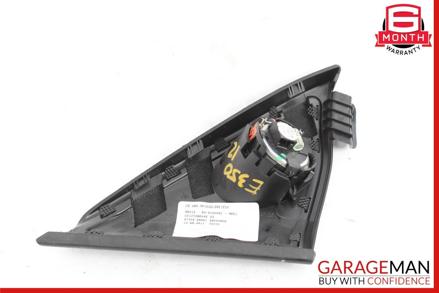 10-16 Mercedes W212 E350 Front Right Side Door Panel Tweeter Speaker Cover OEM