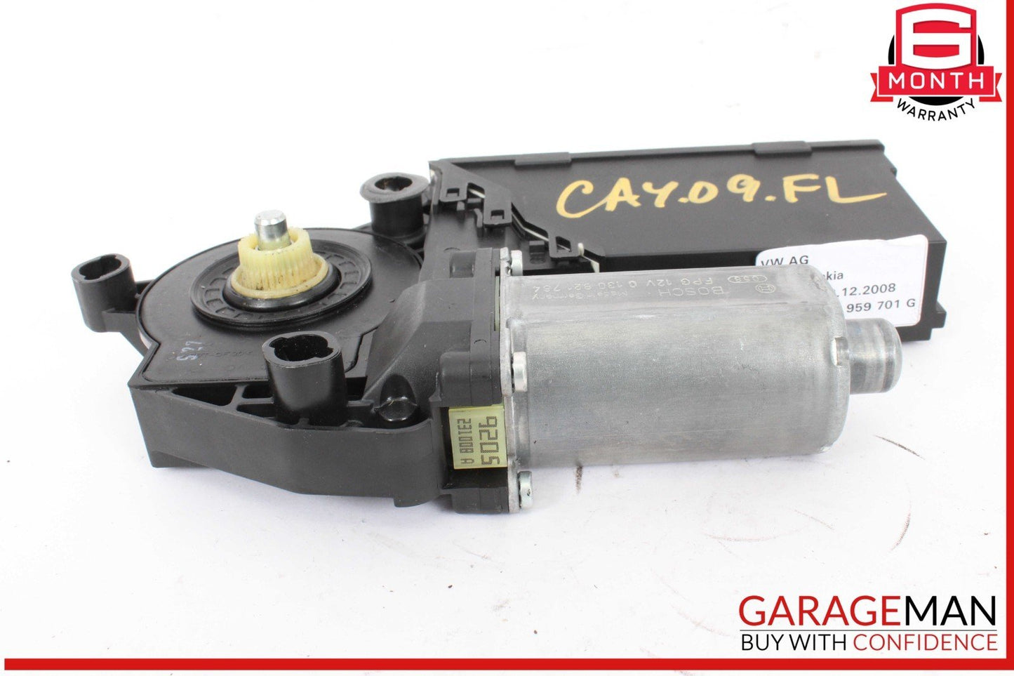 03-10 Porsche Cayenne 955 957 Front Left Driver Side Window Regulator Motor Unit