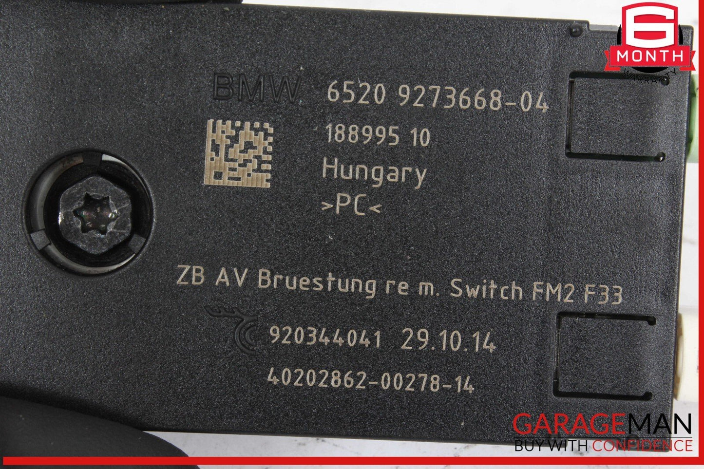 14-16 BMW 428i 435i Radio Antenna Amplifier Module AMP 9273668 OEM