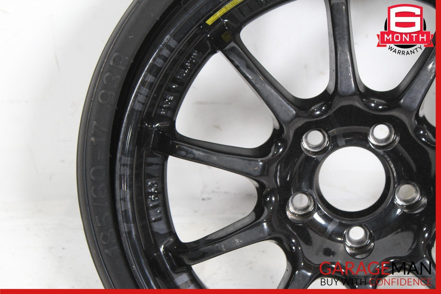 03-12 Mercedes R230 SL550 SL63 AMG Emergency Spare Tire Wheel Donut Rim 17" R17