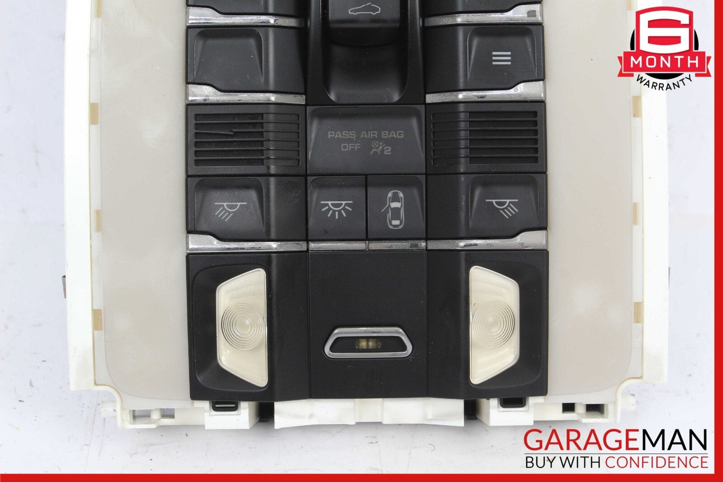 10-16 Porsche Panamera 970 Front Overhead Console Dome Light Sunroof Switch