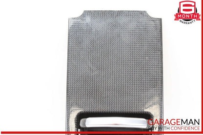 10-16 Porsche Panamera 970 E-Hybrid Rear Console Cupholder Trim Carbon Fiber OEM