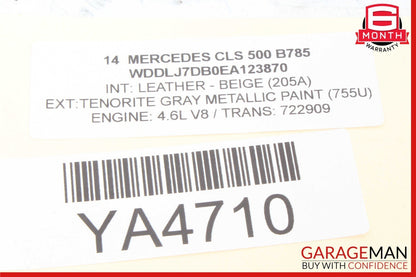 07-13 Mercedes W221 S550 S400 Front Right Side Under Seat Control Module Unit