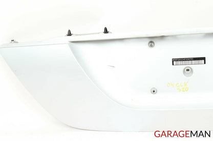03-09 Mercedes W209 CLK320 CLK500 Rear Trunk Lid License Plate Holder Panel OEM