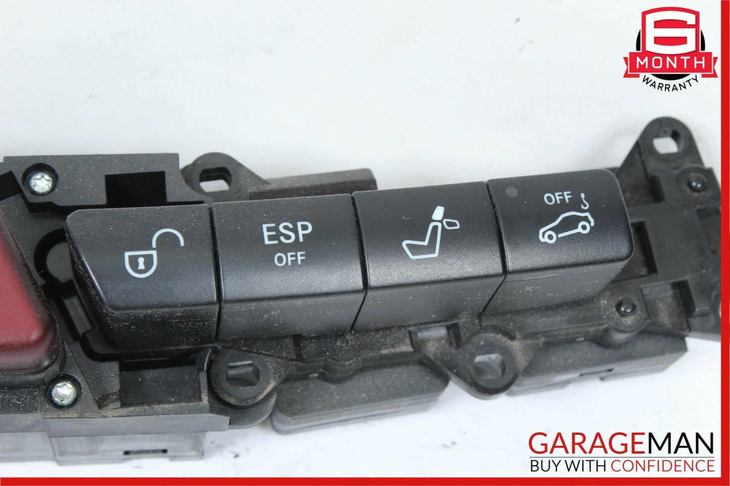 03-06 Mercedes W220 S430 Dashboard Center ESP Hazard Door Lock Control Switch