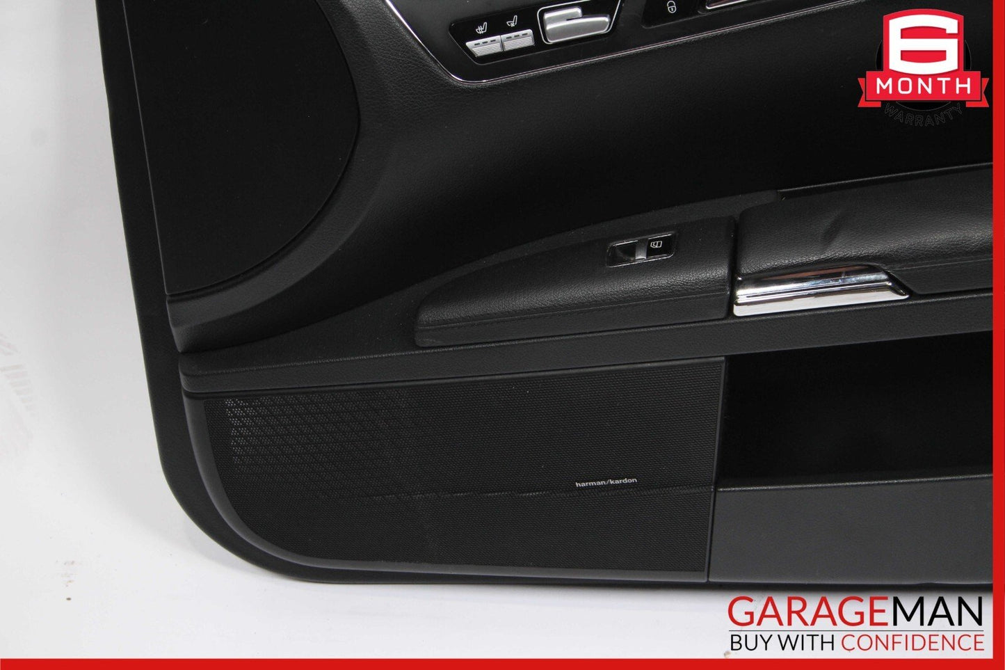 07-09 Mercedes W221 S450 S550 Front Right Interior Door Panel Assembly Black OEM