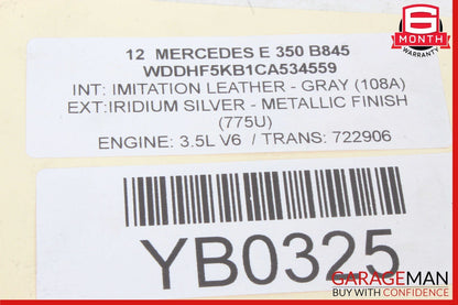 10-16 Mercedes W212 E350 E400 E550 Antenna Amplifier Amp Module Radio OEM